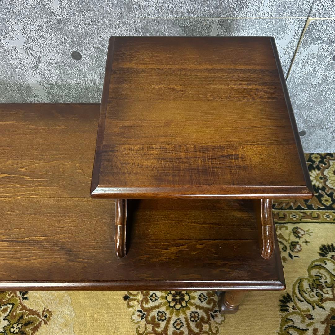꧁カリモク家具 karimoku꧂オールドカリモクテレフォンベンチ