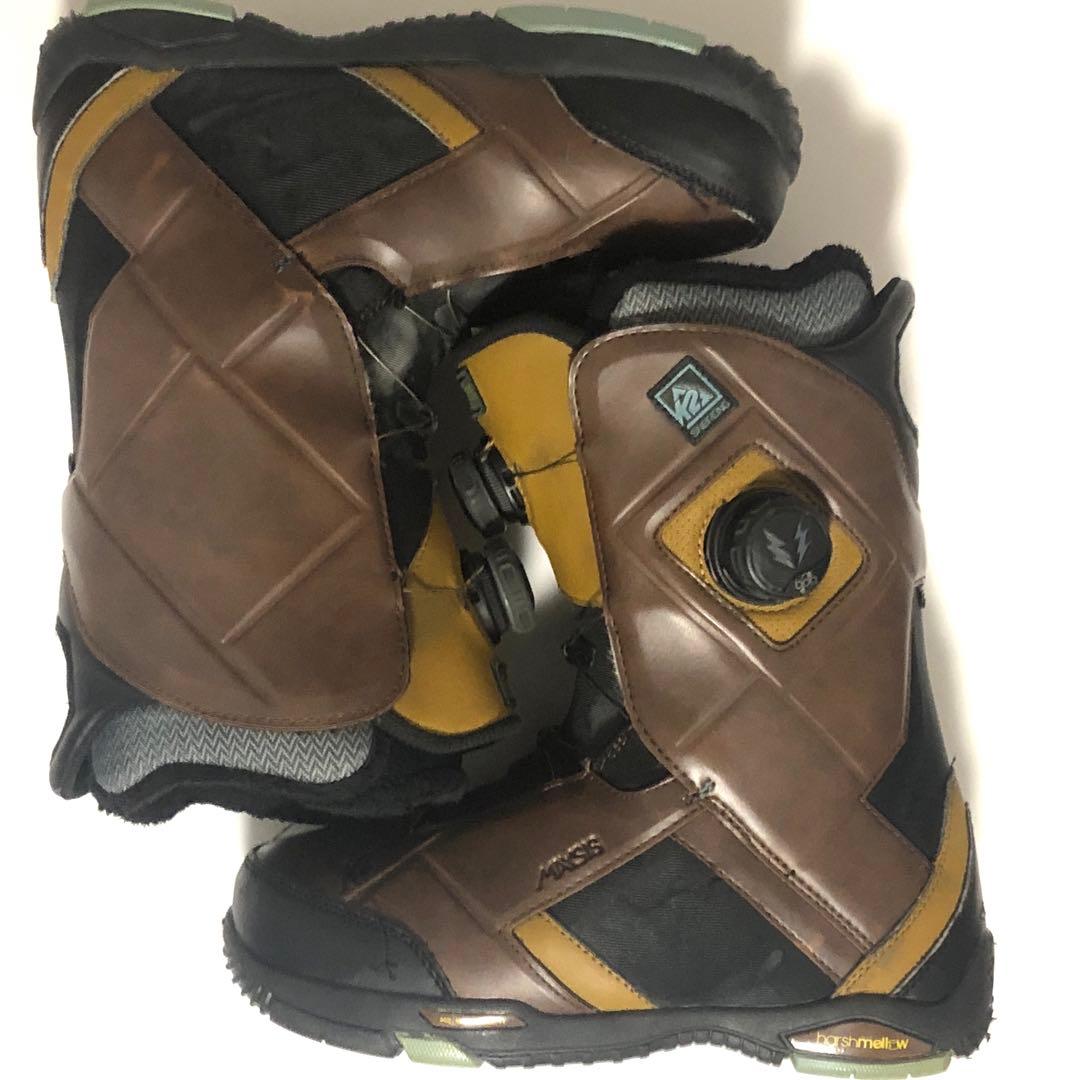 【人気】K2 MAYSIS ブーツ スノーボード ダブルBoA メンズ 25