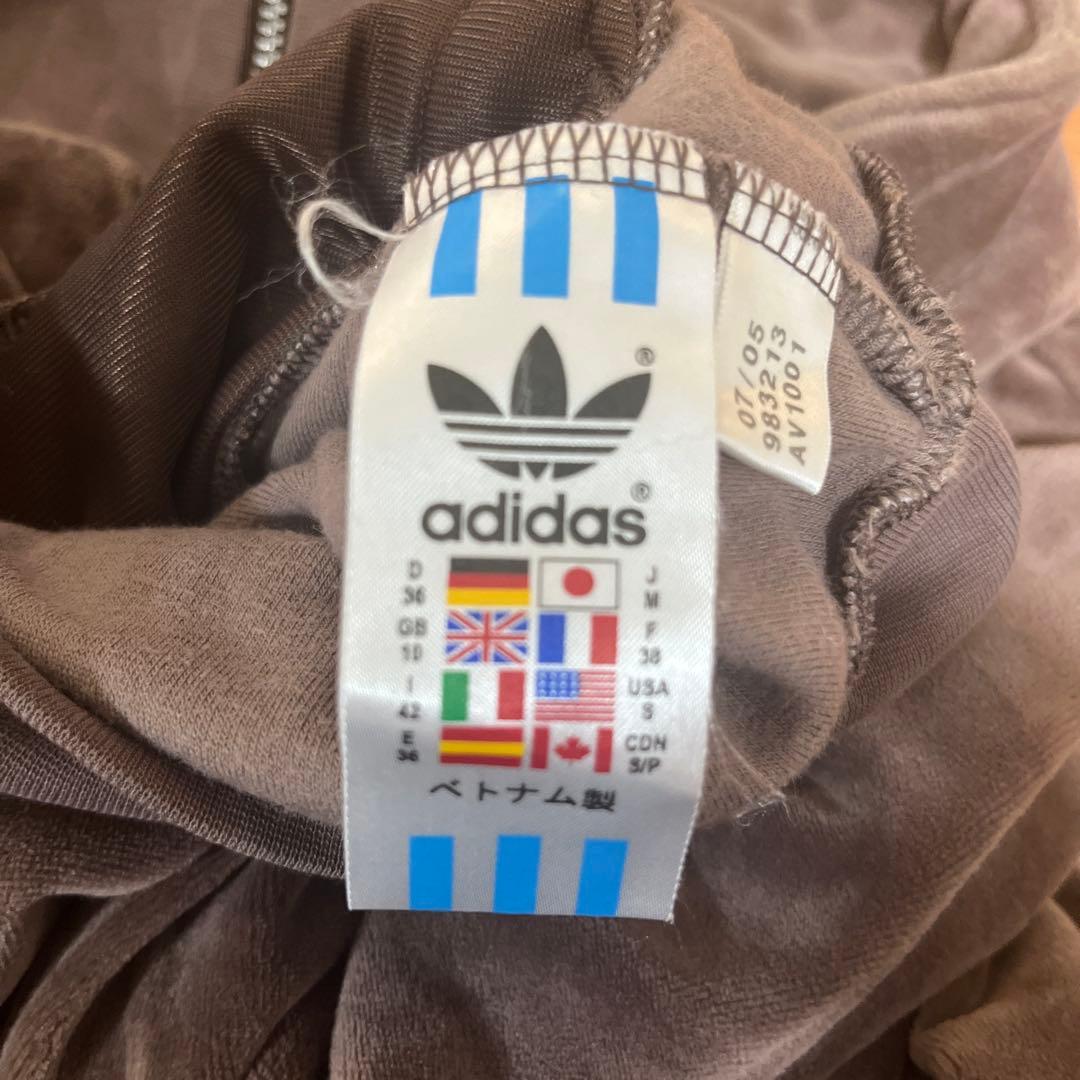 トップス Y2K 00s old adidas velor track jacket