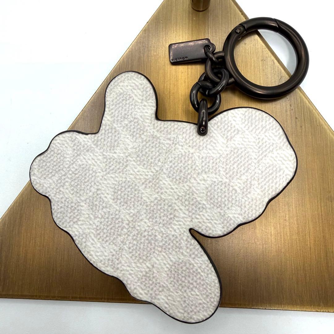 新品・未使用　COACH 恐竜サーフィン キーホルダー　レキシー　ロゴ入り