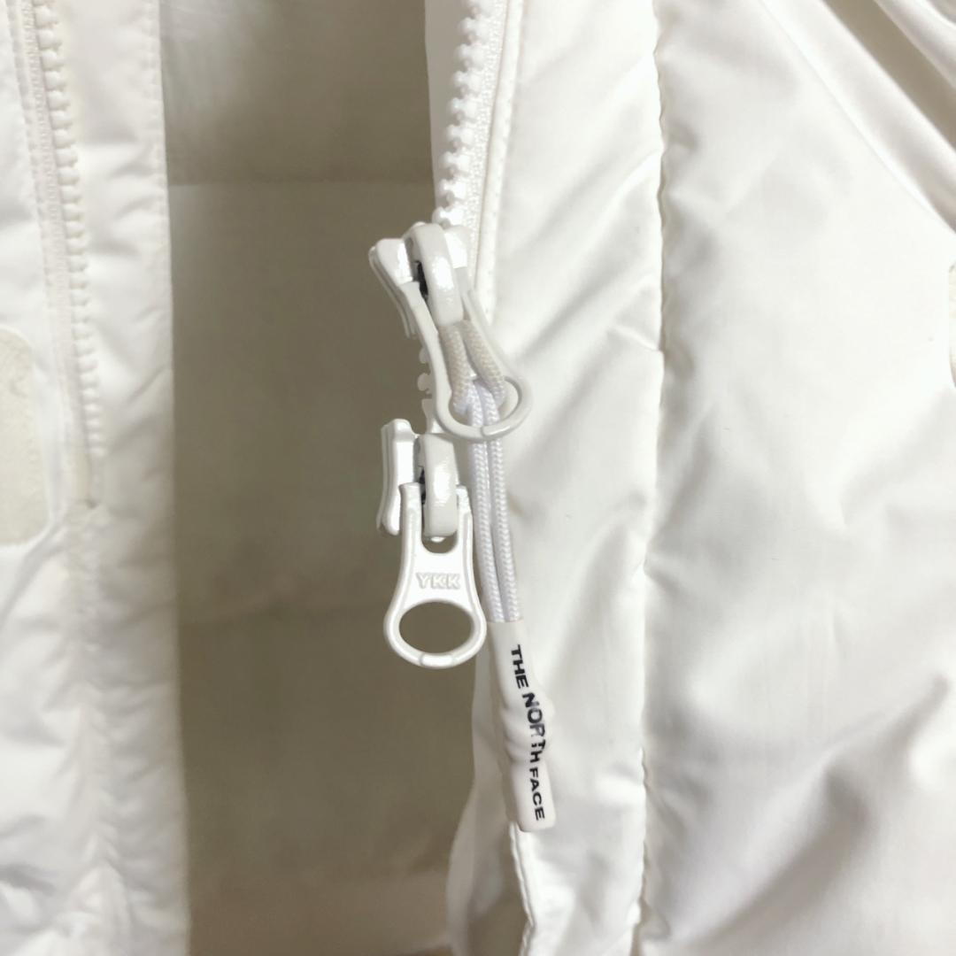 韓国限定 ノースフェイス ロングダウンコート XS 白 S-2