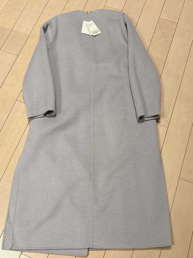 【新品未使用タグ付き】MUSE victorian リバーコート サックスブルー