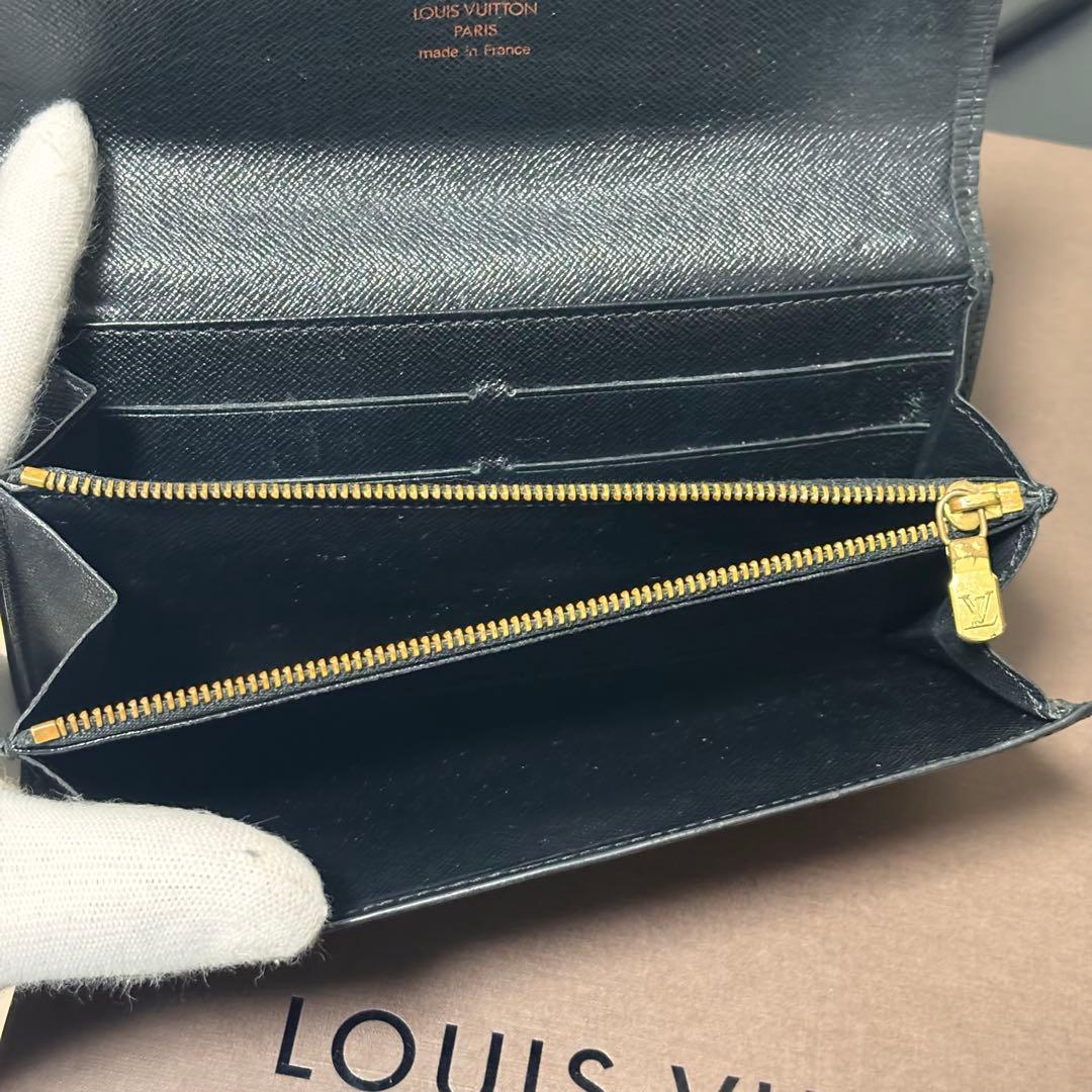 LOUIS VUITTON エピレザー 長財布 黒
