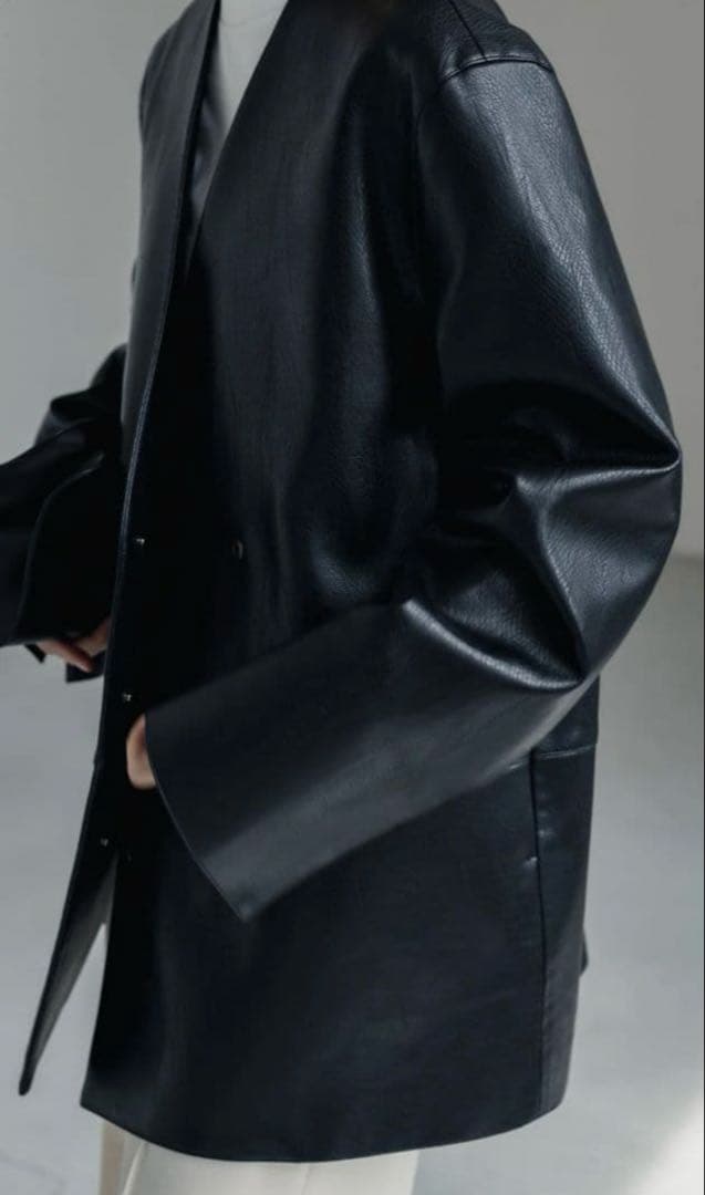 NEAU フェイクレザージャケット