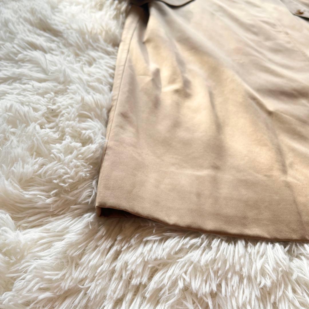 美品　バーバリー　ステンカラーコート　ベージュ　ライナー付き　ノバチェック