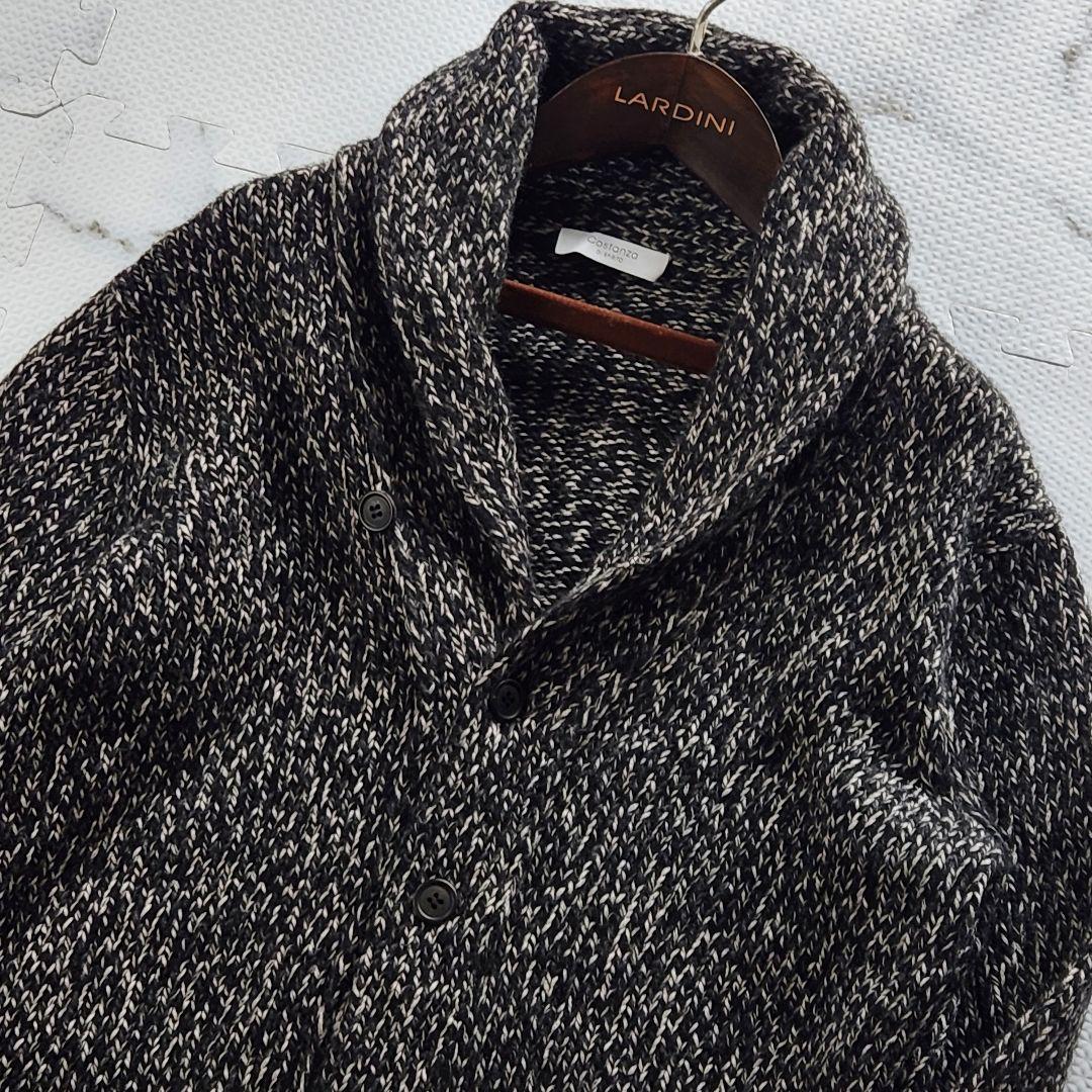 極美品✨XL相当 コスタンザ クルチアーニ ニット ジャケット 総カシミヤ