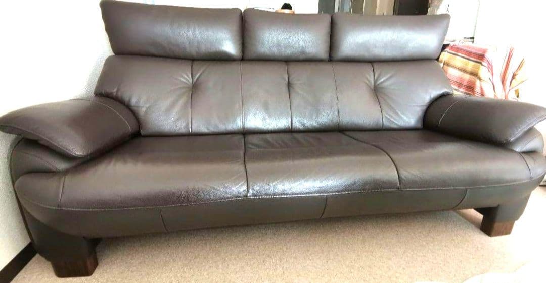 値下げ中！ソファ 3人掛け 本革 日本製 新象