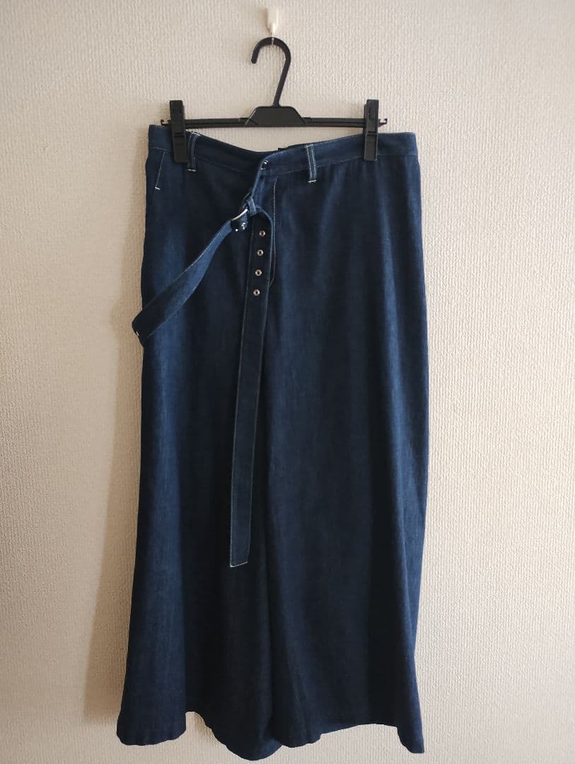 【美品】Y's ワイズ ワンショルダー 変型デニムパンツ