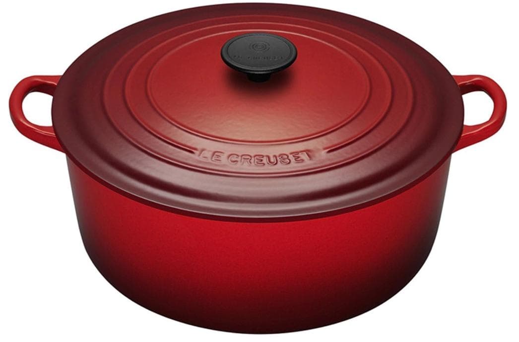 ル・クルーゼ Le Creuset ココット・ロンド 28cm チェリーレッド