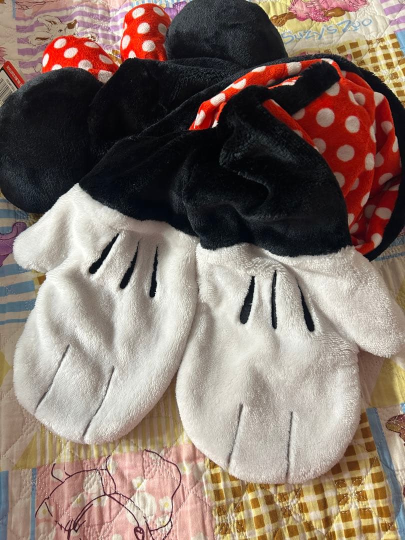 【未使用品】タグ付き！ミニー マフラーキャップ