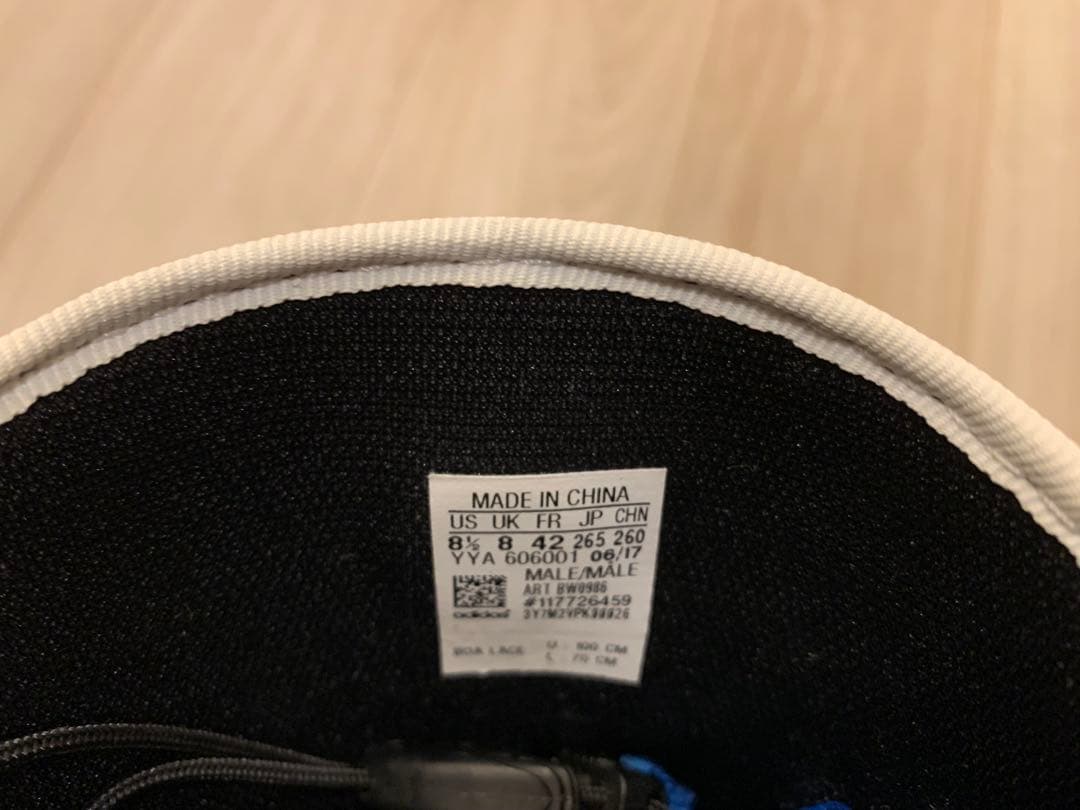 【値下げ】adidas スノーボードブーツ BOAシステム ブラック/ホワイト