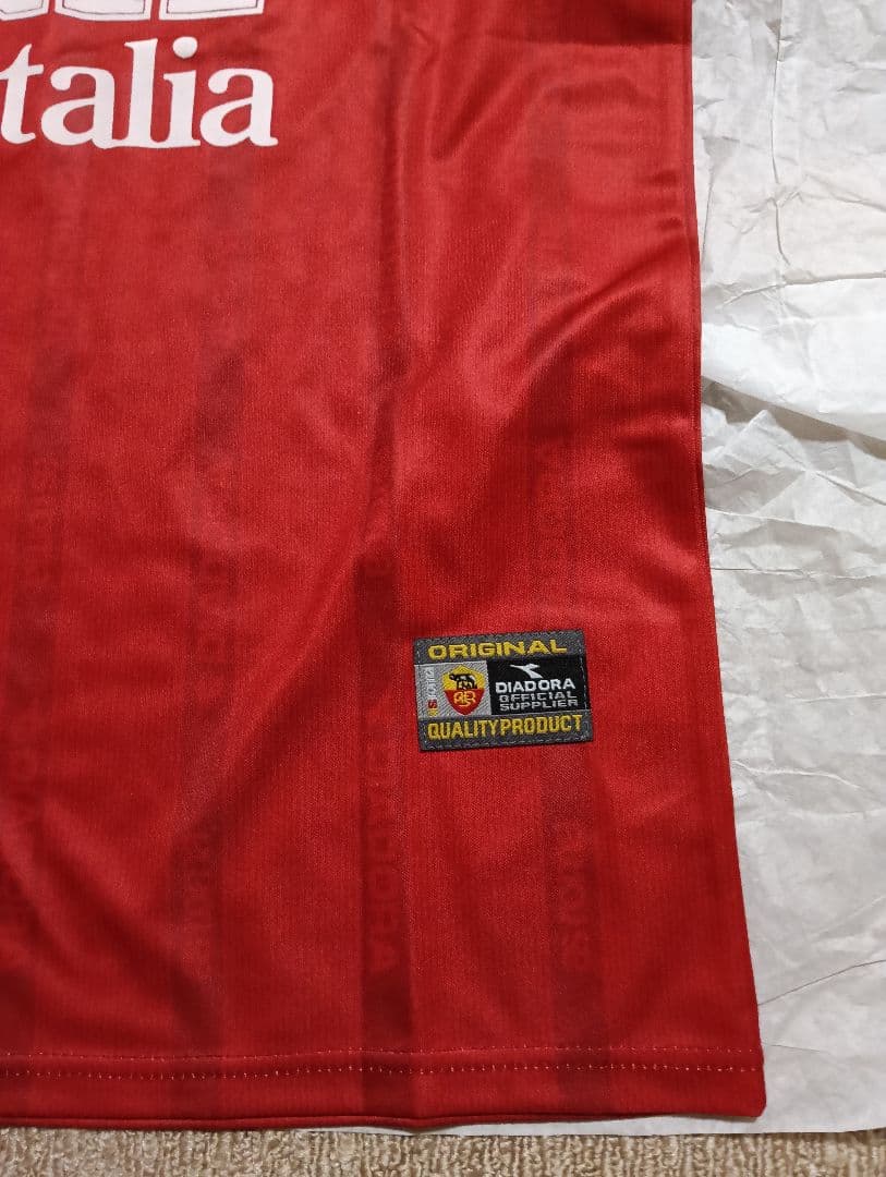 ローマ #8 中田英寿ユニフォーム DIADORA 新品 Lサイズ