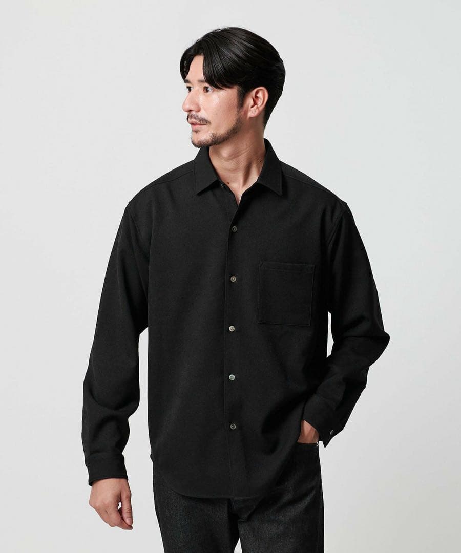 beauty＆youth ウールライク シャツ