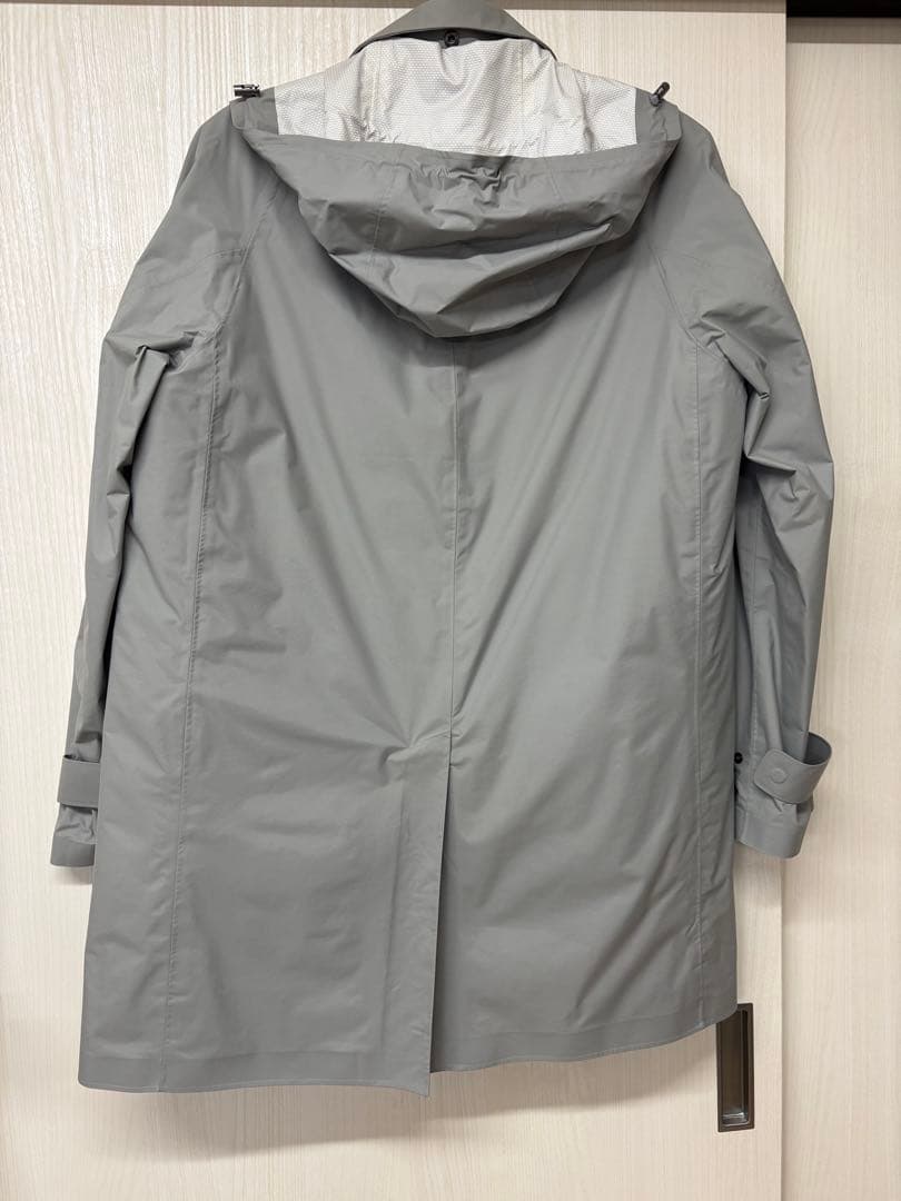 【美品】AIGLE フード付きトレンチコート・透湿防水