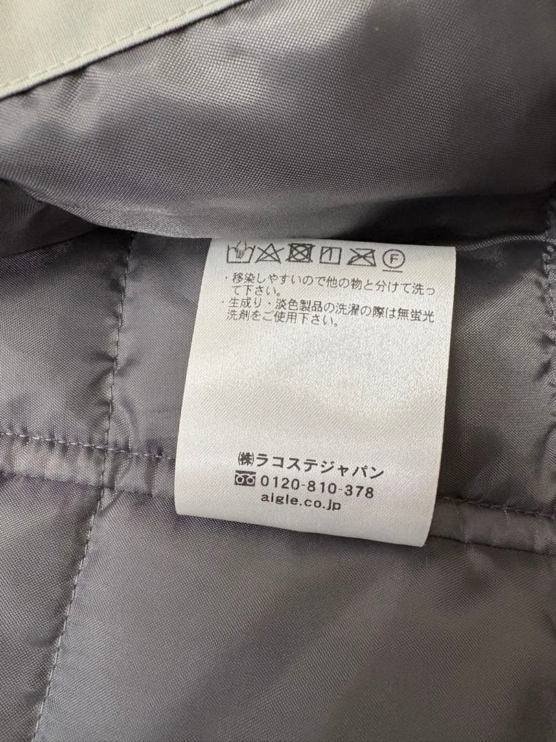 【美品】AIGLE フード付きトレンチコート・透湿防水