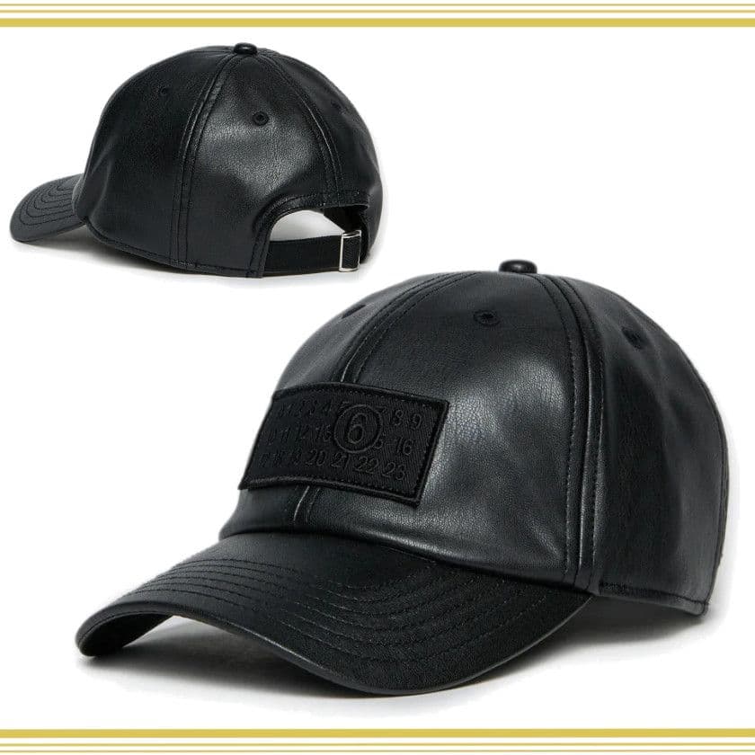 大人もOK! MM6 Maison Margiela ,ロゴ パッチ キャップ