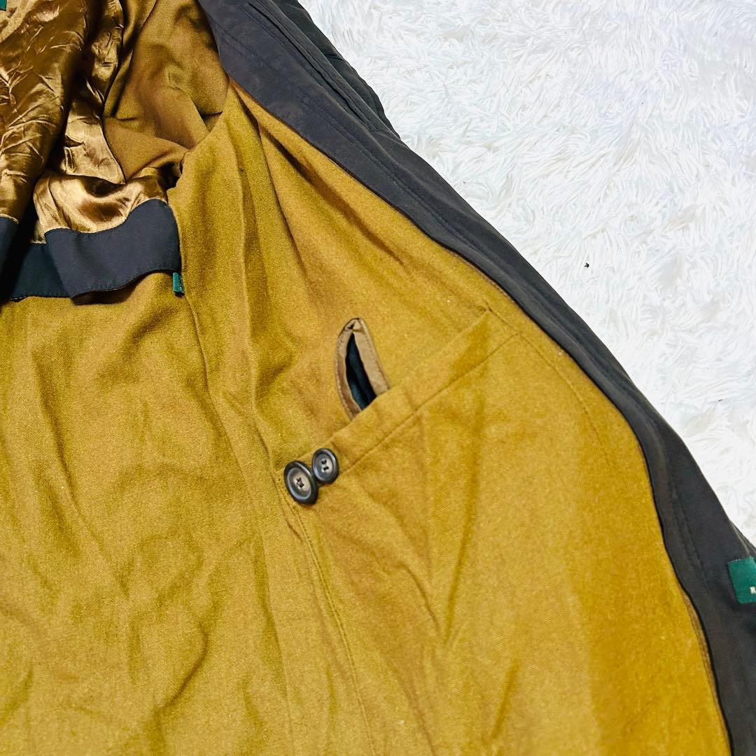 ローレンラルフローレン トレンチコート 黒 ロング丈 ライナー付き 532