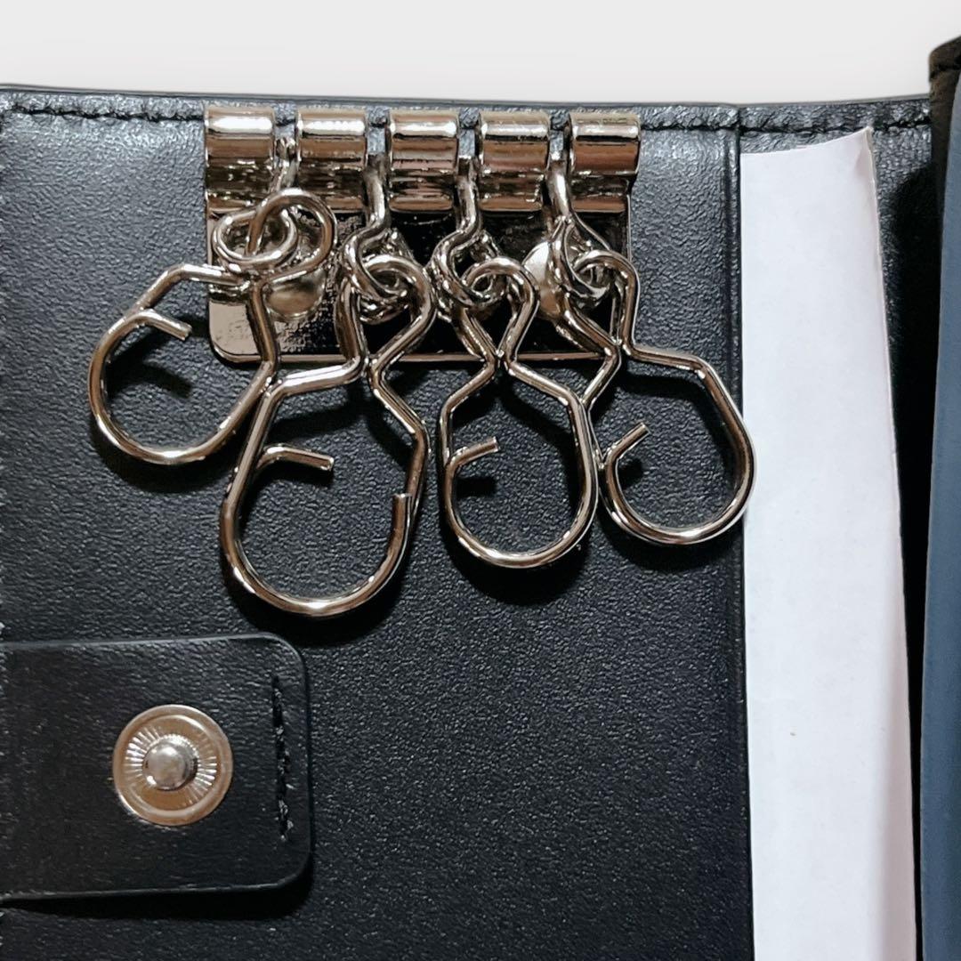 キーケース　PS Paul Smith 本革　小銭入れ　ドローイング　希少