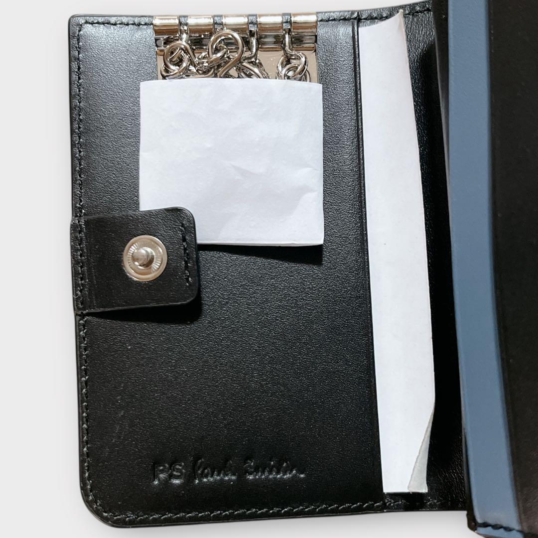 キーケース　PS Paul Smith 本革　小銭入れ　ドローイング　希少