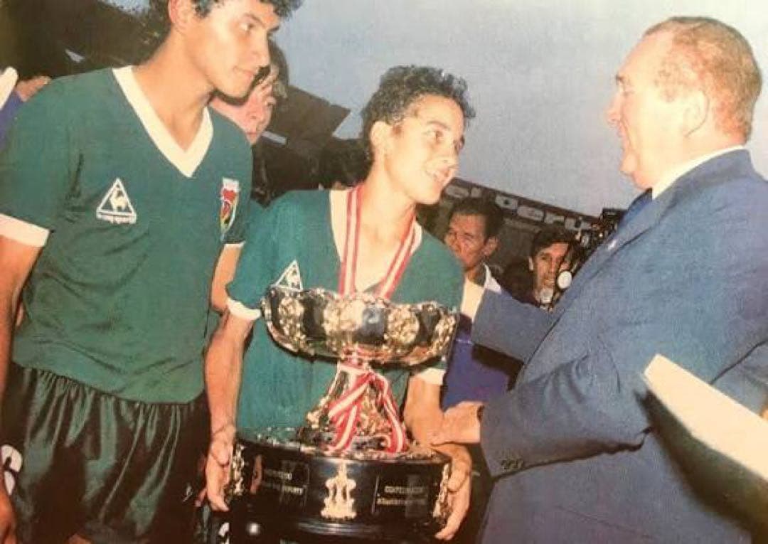 激レア　ボリビア代表 le coq sportifジャージ　実使用　支給品