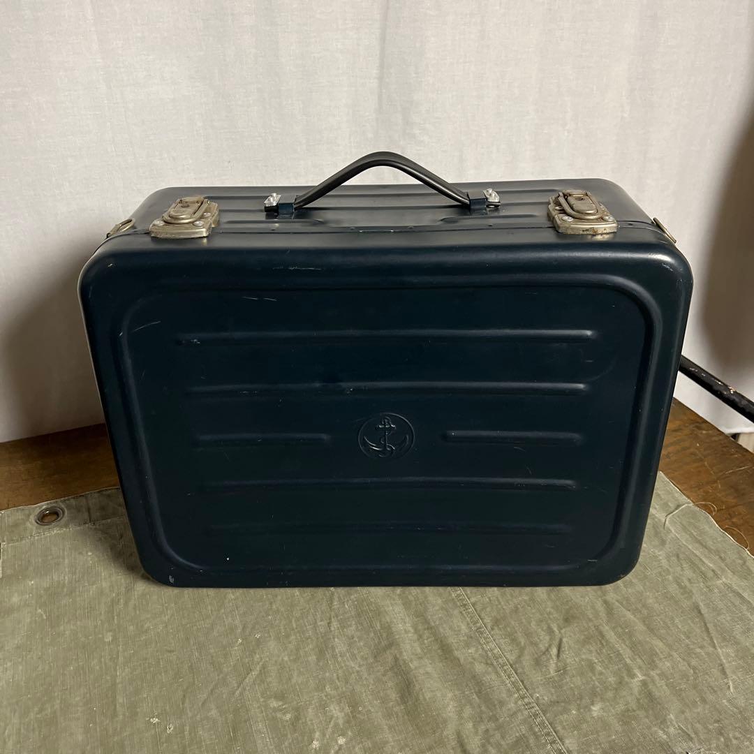 フランス軍 海軍 実物◾️トランクケース ミリタリー 軍物 サープラス