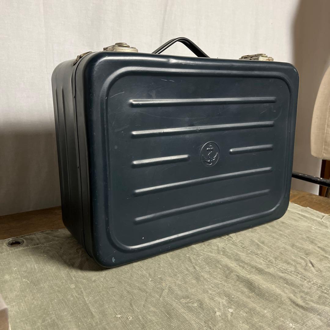 フランス軍 海軍 実物◾️トランクケース ミリタリー 軍物 サープラス