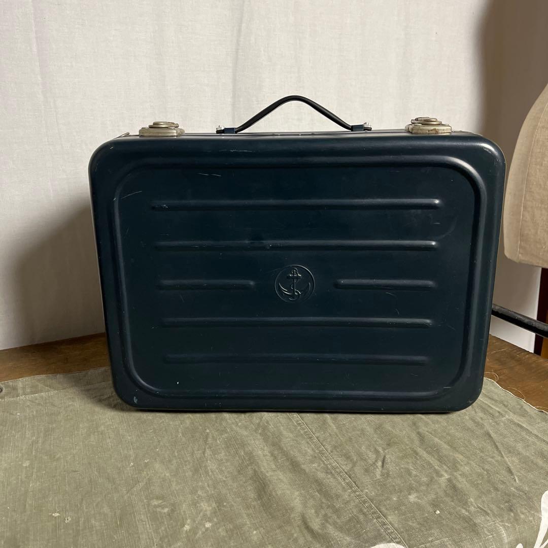 フランス軍 海軍 実物◾️トランクケース ミリタリー 軍物 サープラス