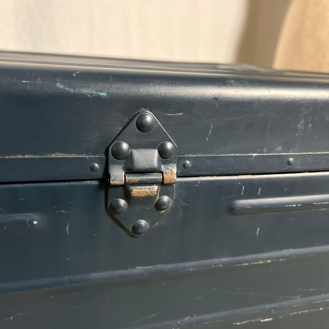 フランス軍 海軍 実物◾️トランクケース ミリタリー 軍物 サープラス