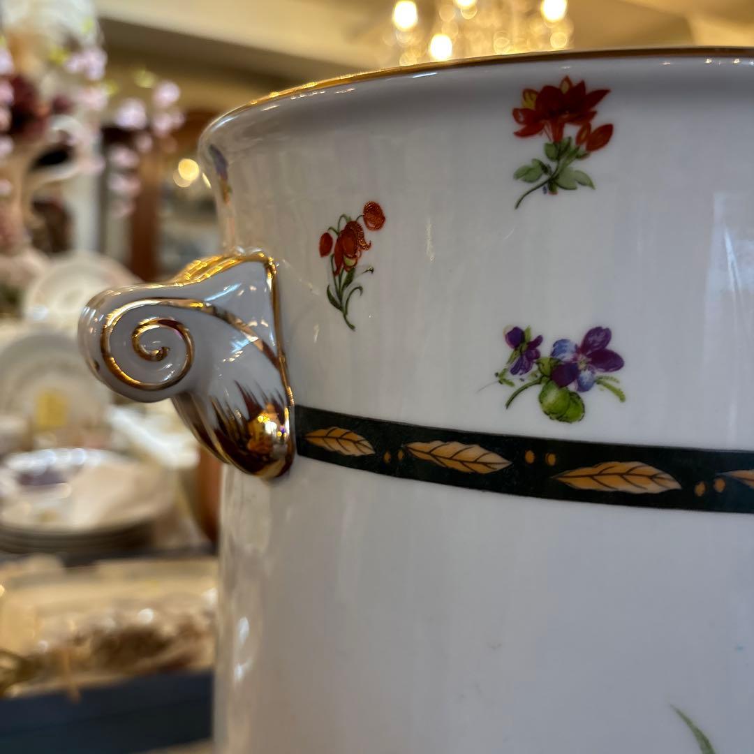 ロイヤルアーデン大型花柄陶器花瓶