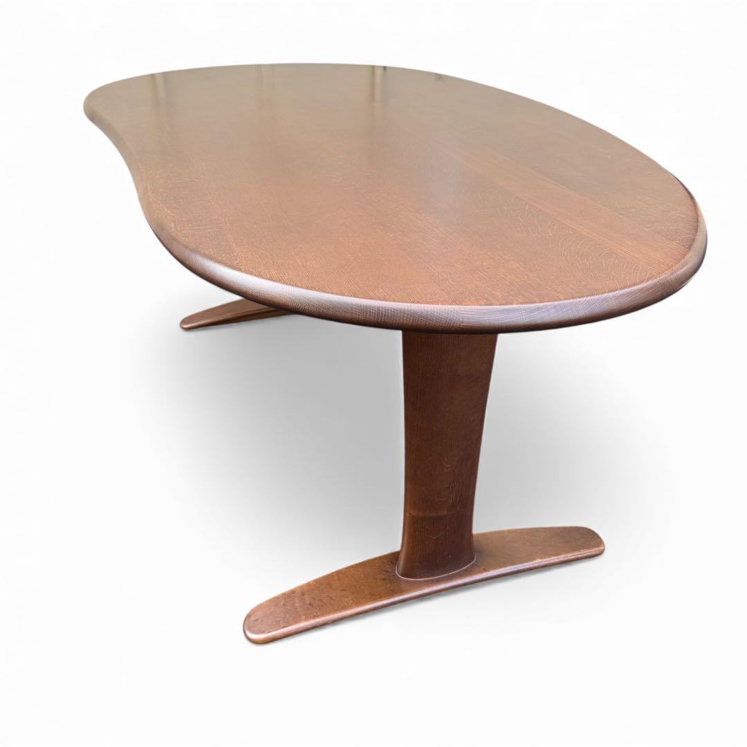 ダイニングテーブル 飛騨産業 キツツキ　豆型　森のことば　オーク材　無垢材