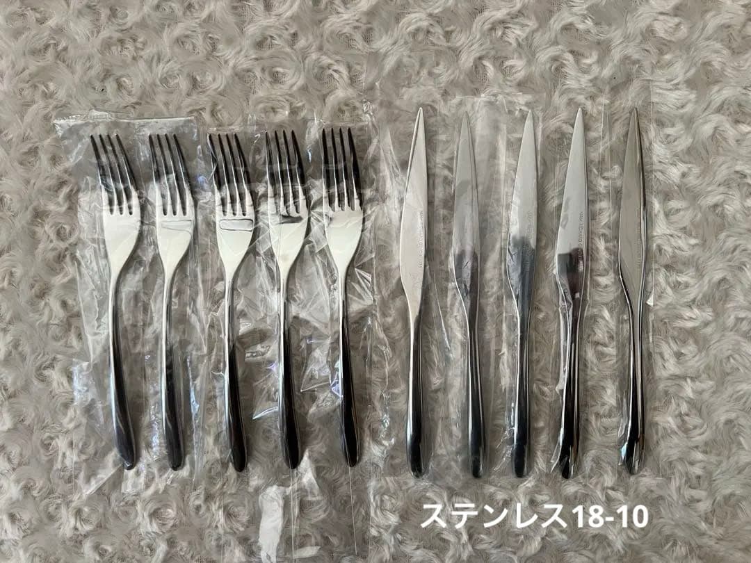 リチャード ジノリ　カトラリーセット　ディナーナイフ＆フォークセット〈10本〉