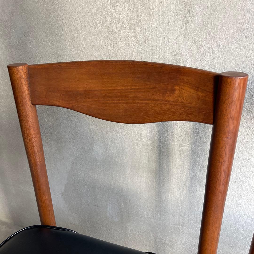 廃盤 希少 オールドマルニ　ミッドセンチュリー　ダイニングチェア　2脚セット