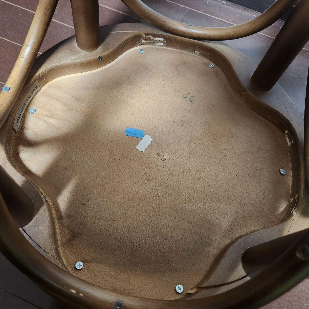 【TON風デザイン】チェコ製 ベントウッド ハイチェア ビンテージ