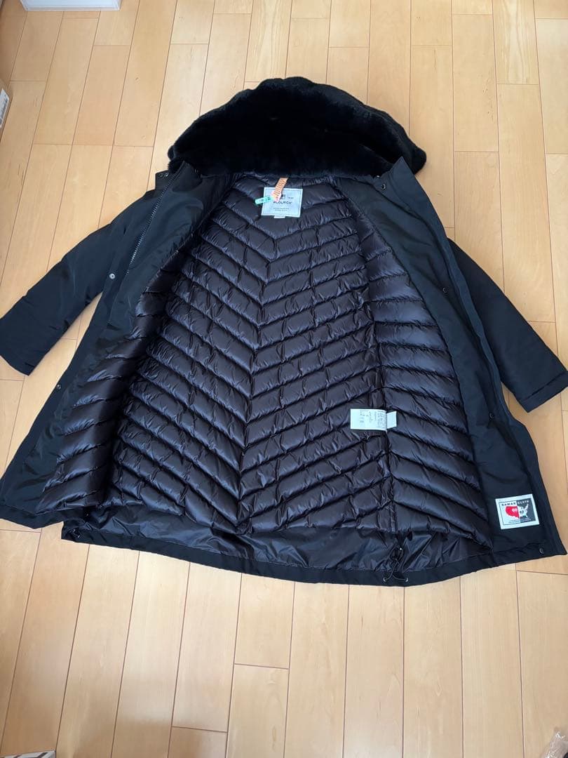 WOOLRICH ボウブリッジ　ファー付ダウンコート　クリーニング済　とても美品