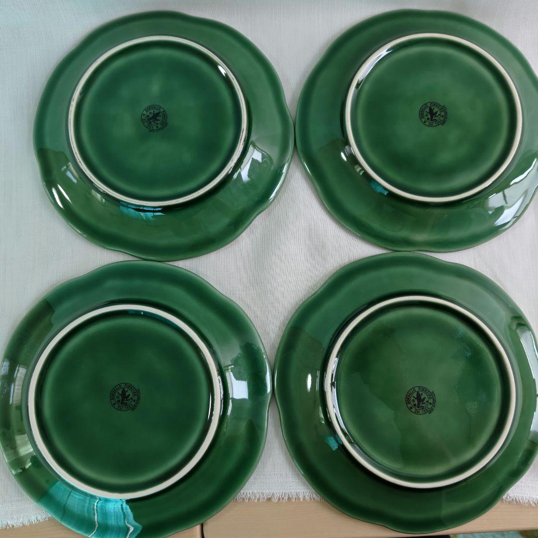 【美品】4枚セット　ボルダロ ピニェイロ キャベツ　19センチ　プレート　平皿