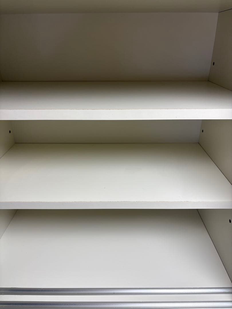 キッチンカウンター ホワイト/ナチュラル　松田家具　食器棚
