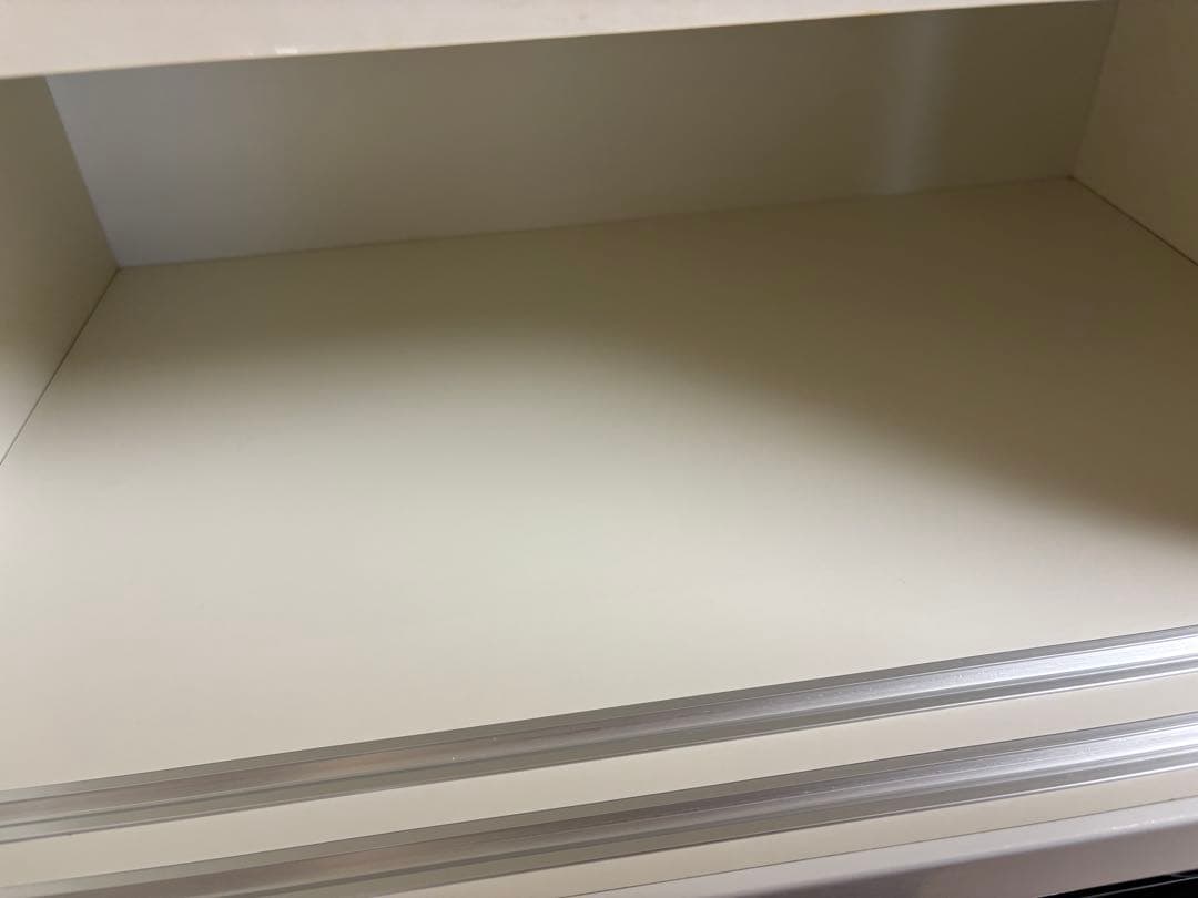 キッチンカウンター ホワイト/ナチュラル　松田家具　食器棚