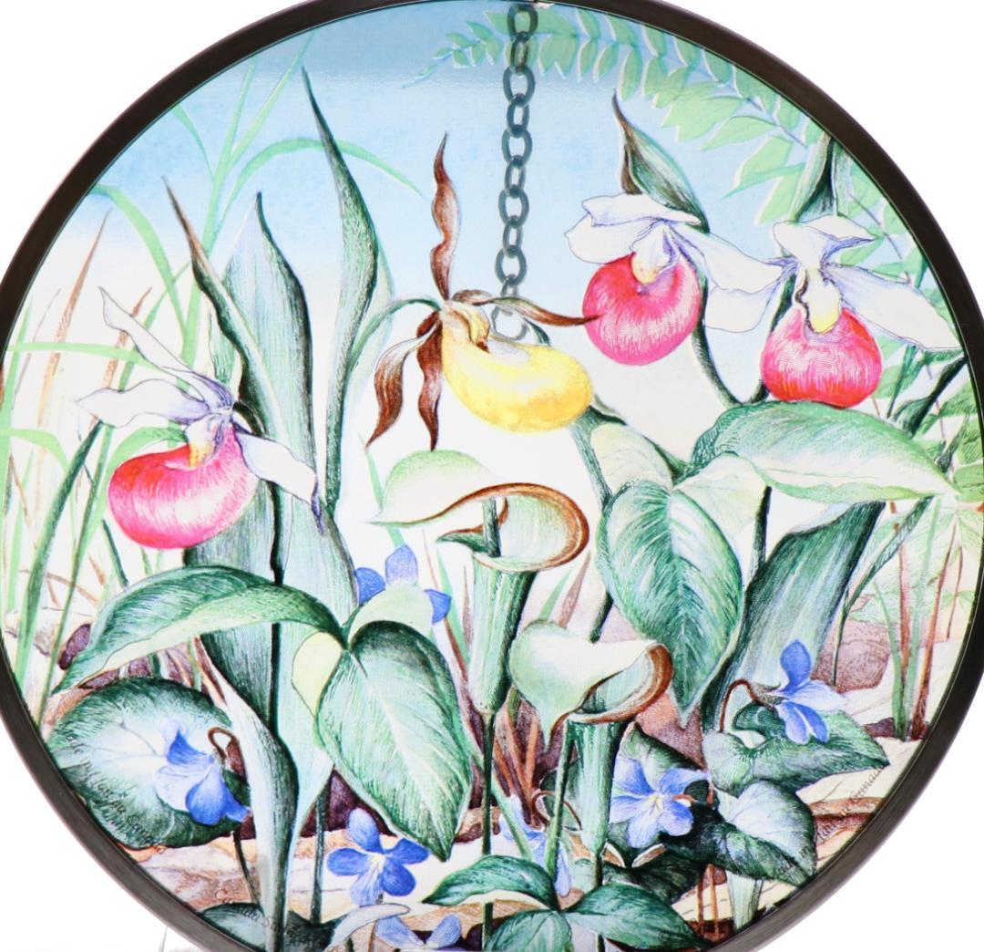 レディバード・ジョンソンワイルド・フラワーセンター ヴィンテージ ステンドグラス