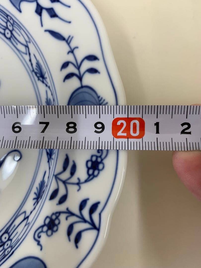 マイセン　ブルーオニオン皿 6枚セット　20cm