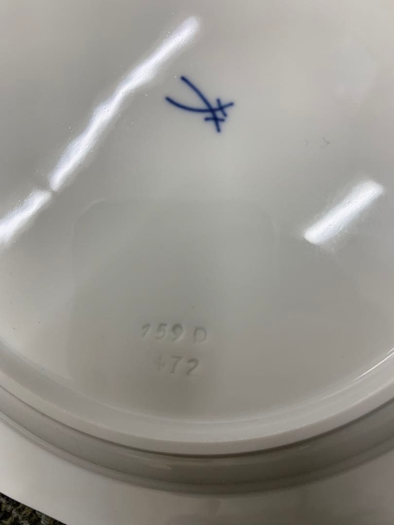 マイセン　ブルーオニオン皿 6枚セット　20cm