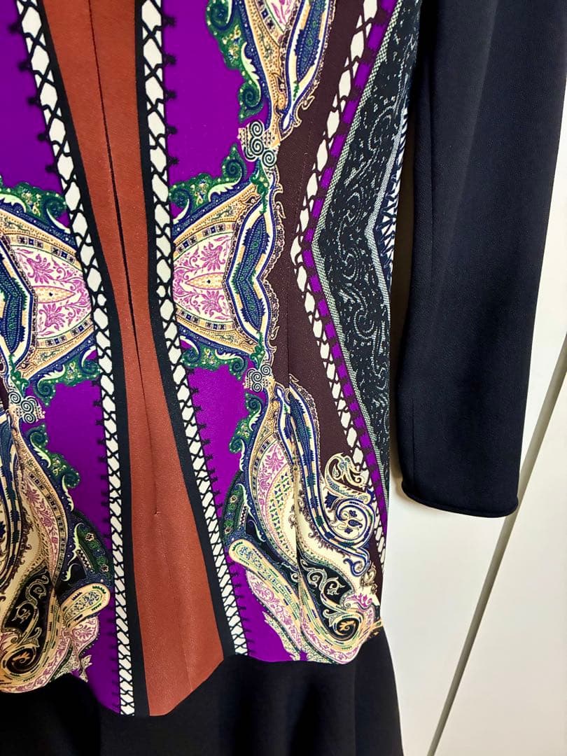 エトロ　フレアスカート　ワンピース　美品　クリスマスにも！