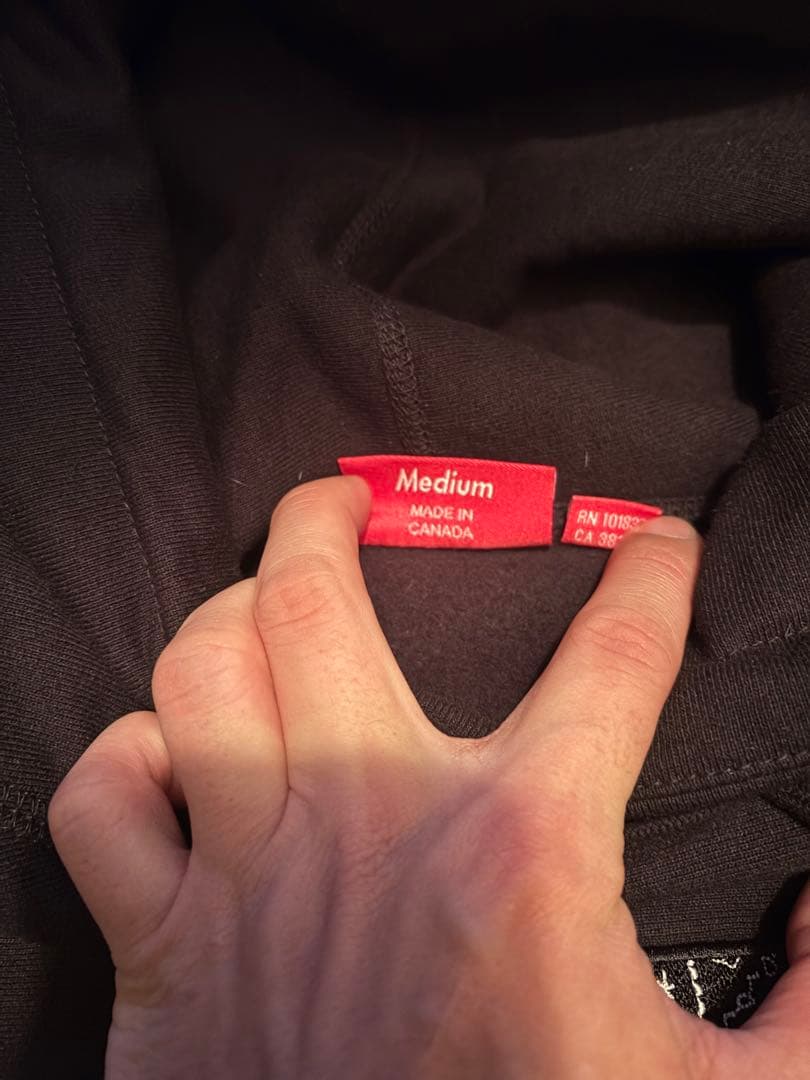 Supreme Bandana Box Logo Hooded M ブラック