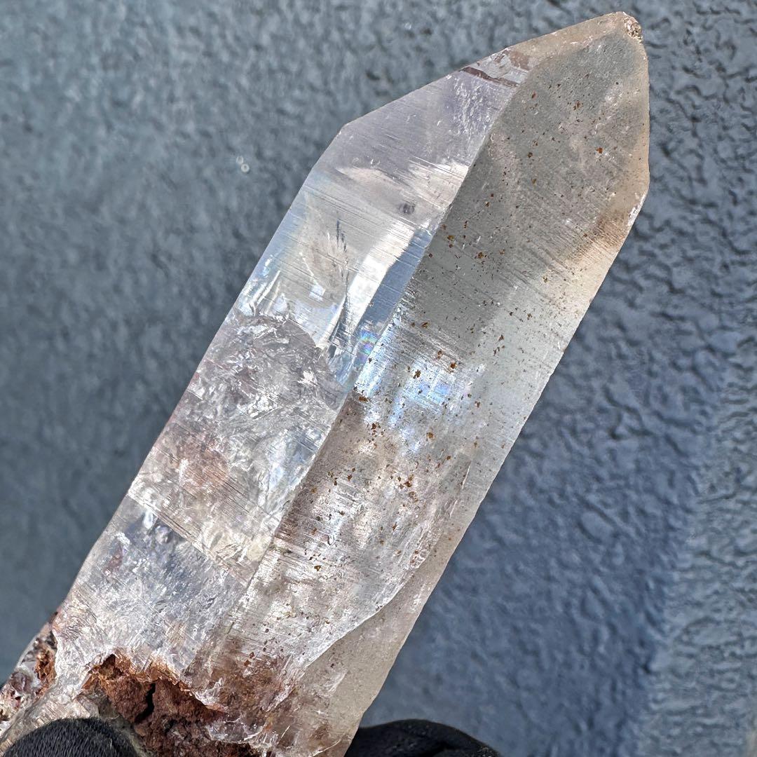 希少高透明度❗️マニカラン産レインボー☆ヒマラヤ水晶クラスター強いパワーA1524