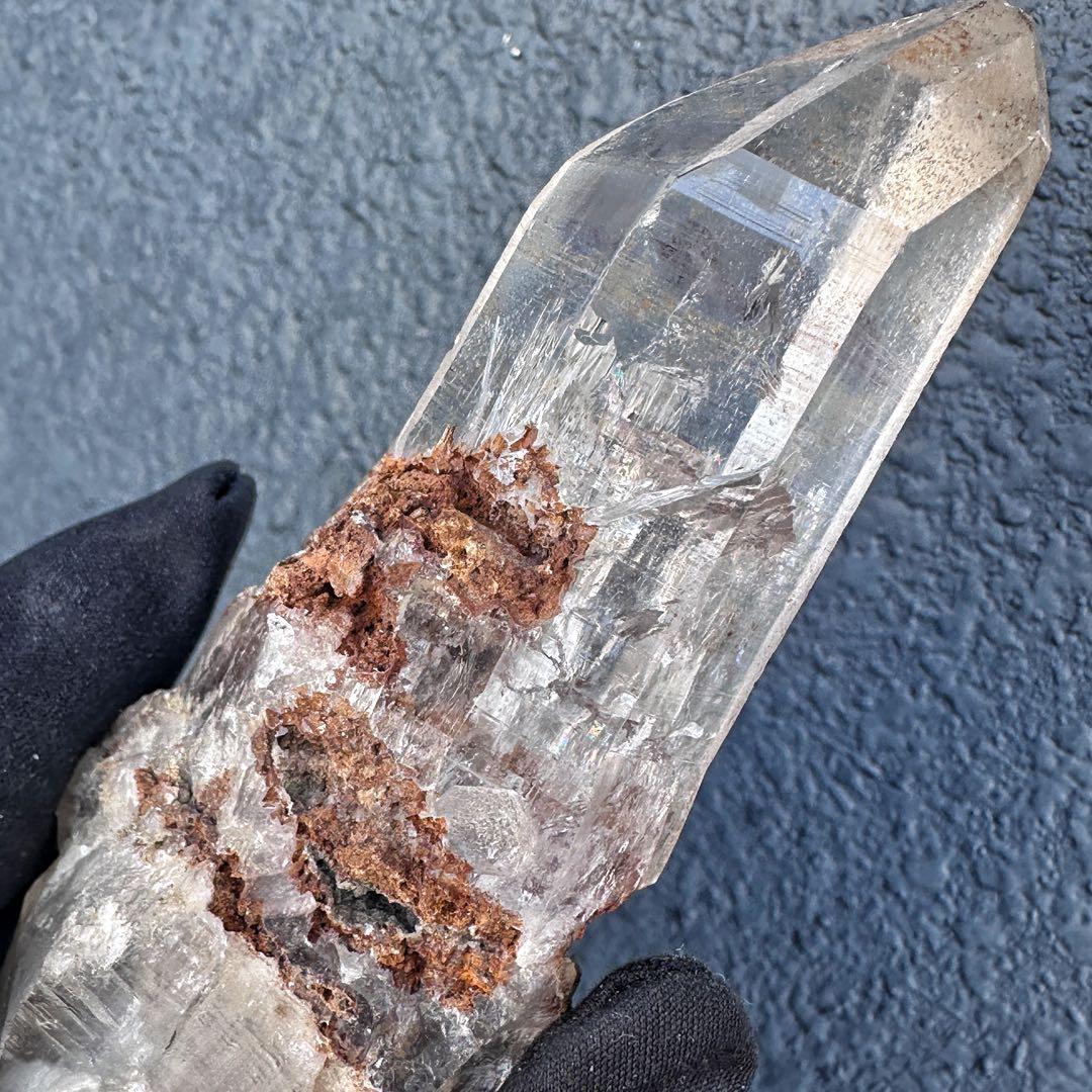 希少高透明度❗️マニカラン産レインボー☆ヒマラヤ水晶クラスター強いパワーA1524