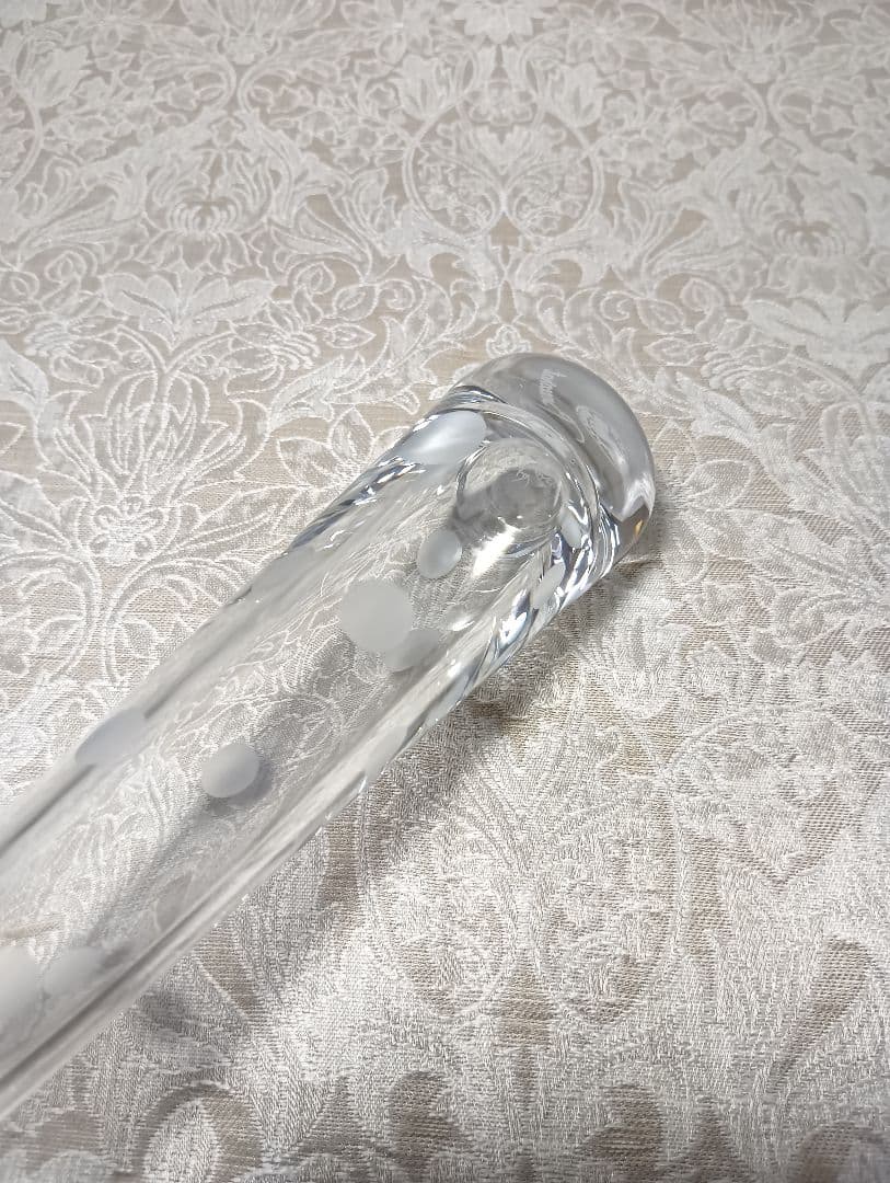 バカラ パッション クラウン 一輪挿し 花瓶 フラワーベース ドット 未使用