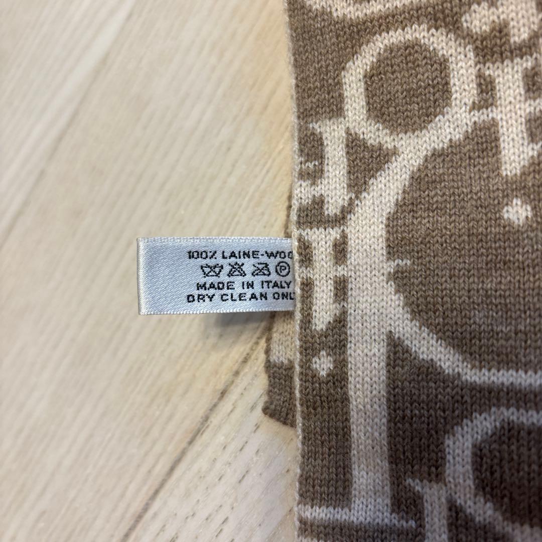 Christian Dior 幾何学模様マフラー