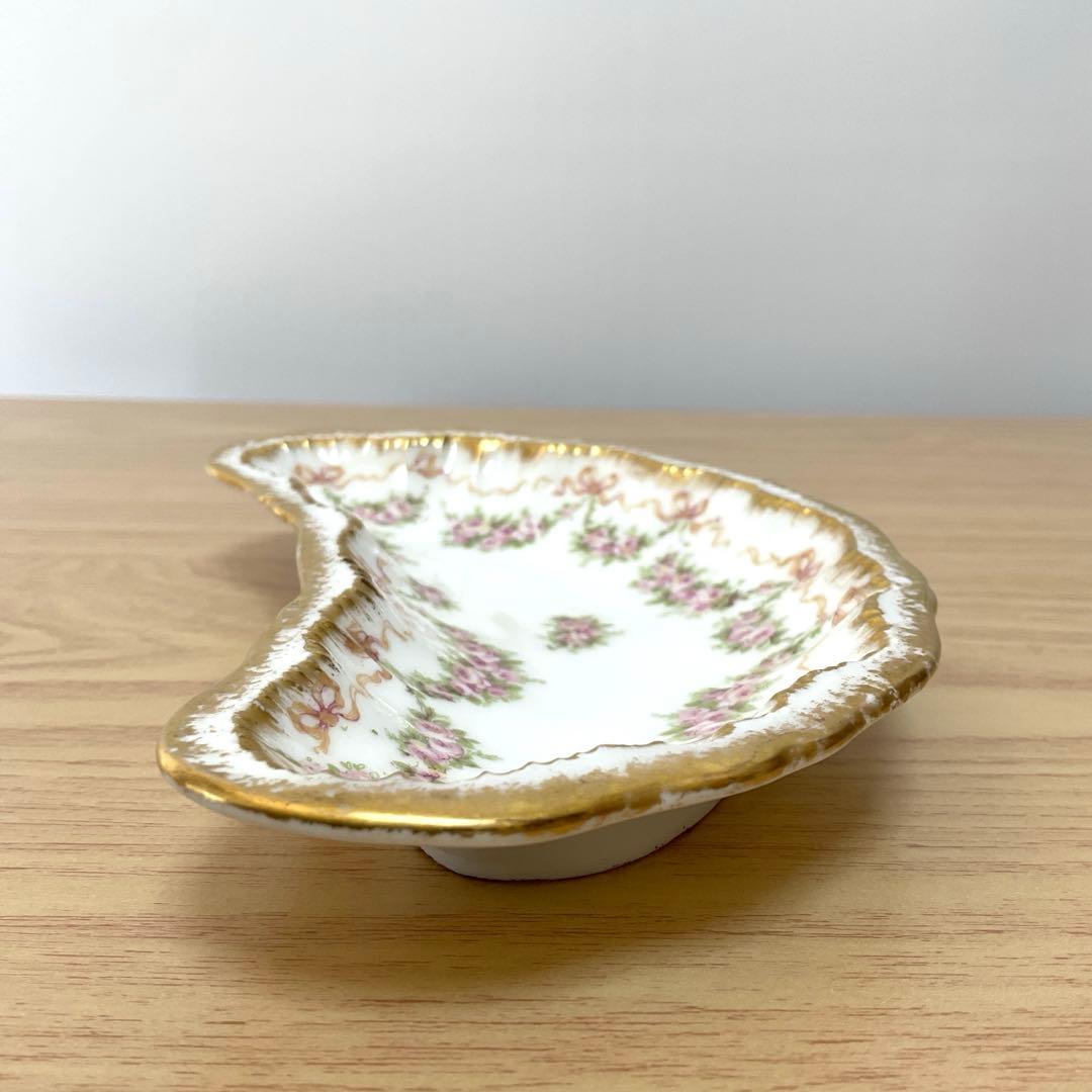 セオドア　アビランド リモージュ 842 クレセントディッシュ　②