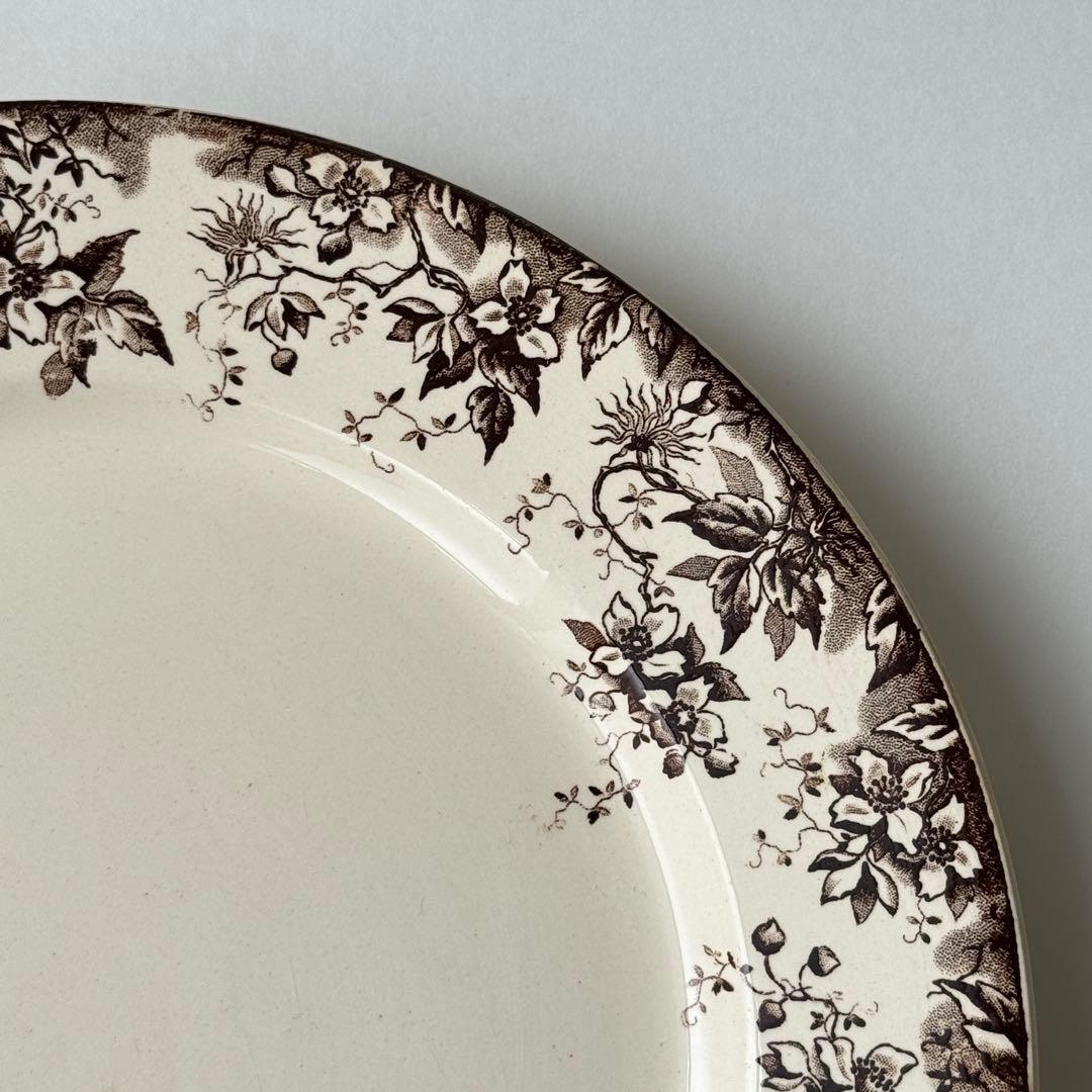 フランスアンティーク　サルグミンヌ　ALPHAND ディナープレート 2枚セット