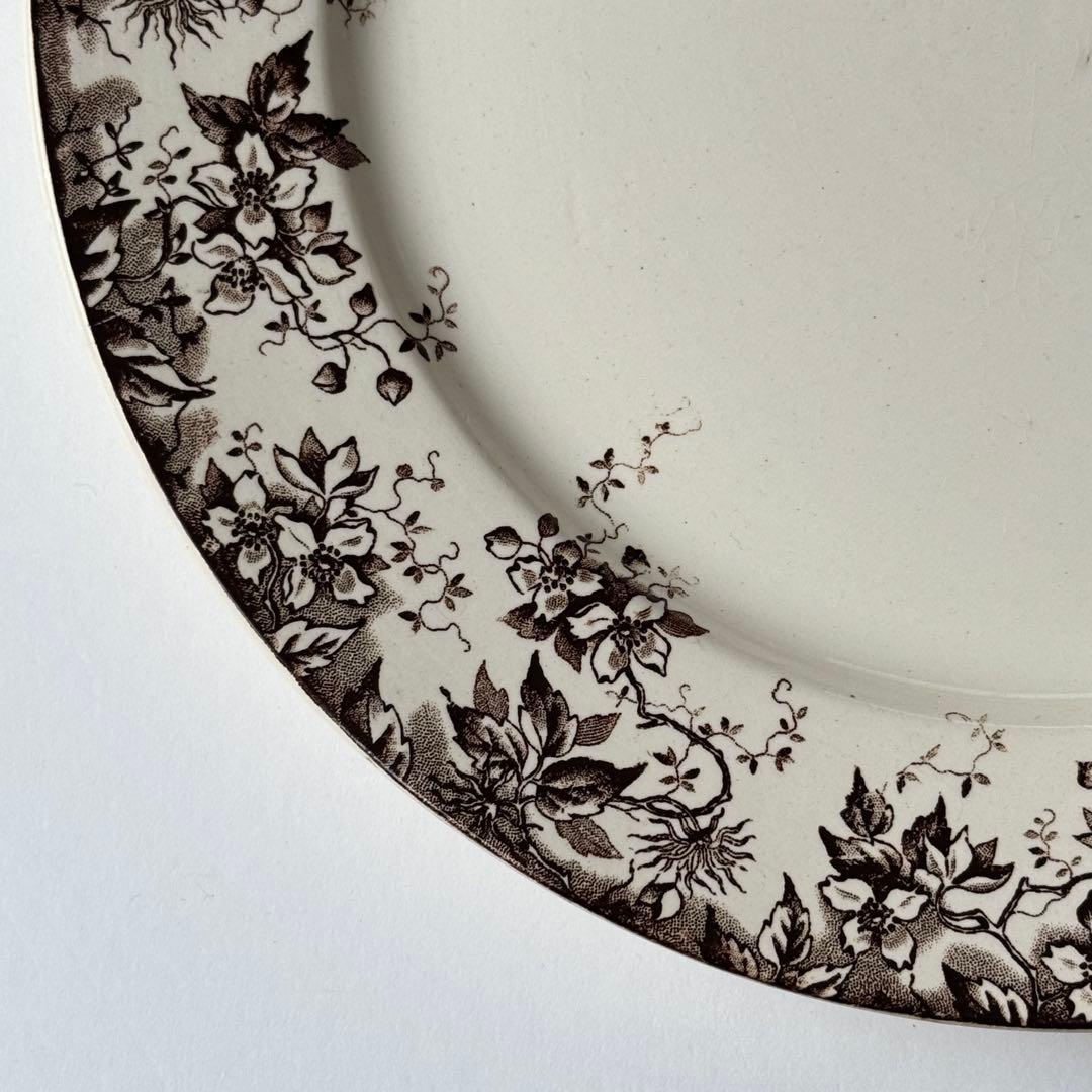 フランスアンティーク　サルグミンヌ　ALPHAND ディナープレート 2枚セット