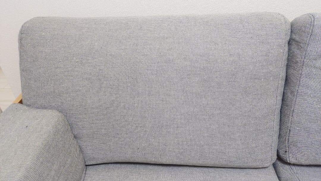 【引越しのため底値】無印良品 廃盤希少品 オーク材突板2.0シーター北欧風ソファ